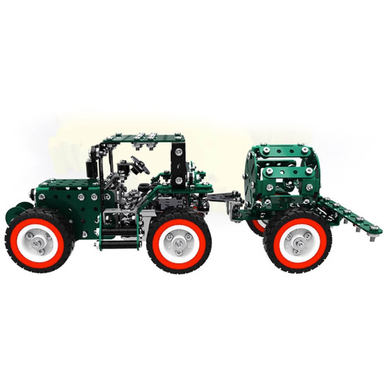 metal assembly farm grading machine model 3d diy agricultural vehicle assembly model creative ornaments (680+pcs)