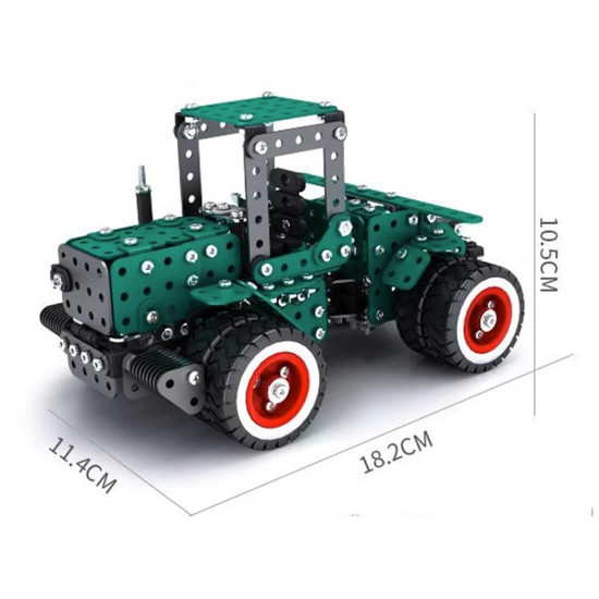 metal assembly farm grading machine model 3d diy agricultural vehicle assembly model creative ornaments (680+pcs)