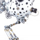 metal black & white cowfish model kits 3d handmade assembled steampunk crafts for home decor