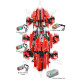 remote controlled battle hexapod 1607pcs