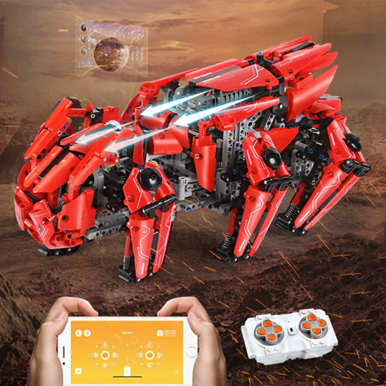 remote controlled battle hexapod 1607pcs