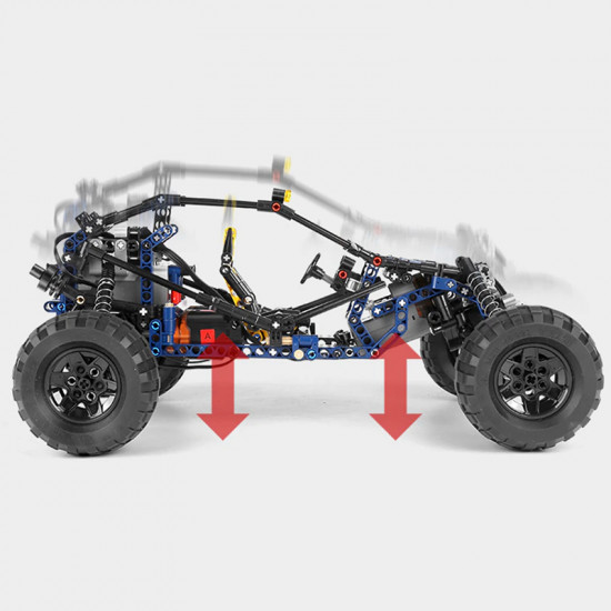 remote controlled off road buggy 585pcs