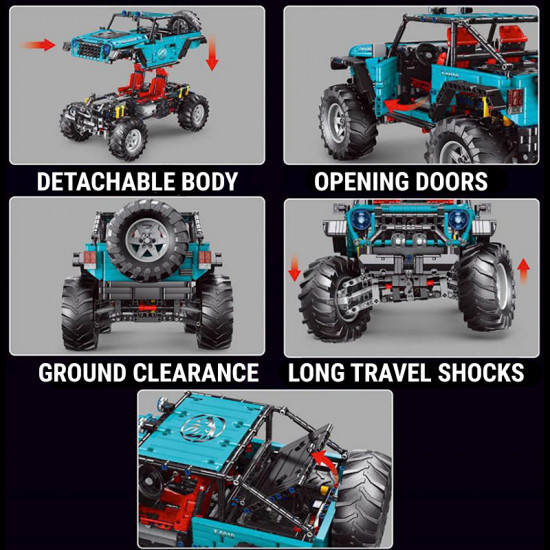 trailtiger off roader 2679pcs