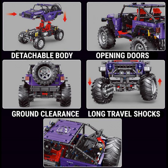 trailtiger off roader 2679pcs