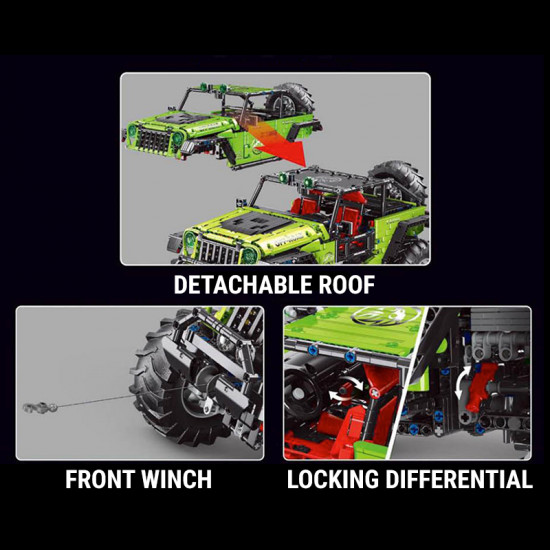 trailtiger off roader 2679pcs