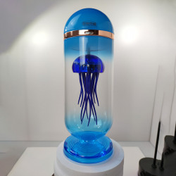 ocean capsule jellyfish that dance kinetic art craft