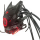 punk headgear mask cosplay led red helmet for men