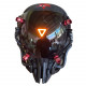 punk helmet led mask gothic cybergoth cosplay costume punk outfits