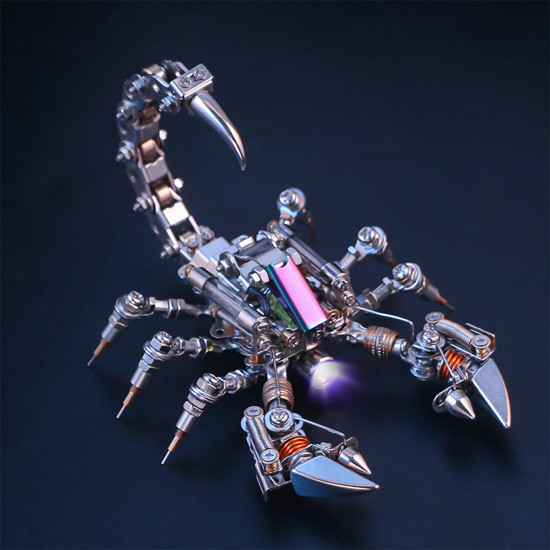 punk scorpion king model diy 3d metal puzzle metal kits pre-order