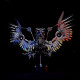 punk swooping gyrfalcon 3d diy metal model kits difficult puzzle 1800+pcs