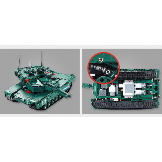 limited edition m1-a2 remote controlled tank 1498pcs