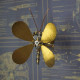 shinny gold butterfly 3d metal diy steampunk insect kits