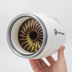 skymechman ntr-900 turbofan engine model kit that works - build your own turbofan engine