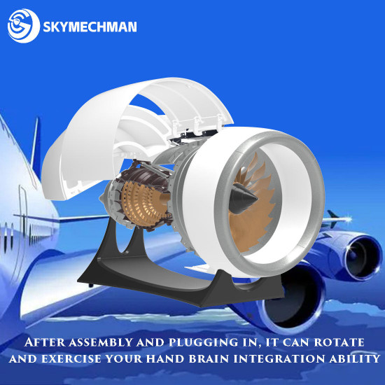 skymechman ntr-900 turbofan engine model kit that works - build your own turbofan engine