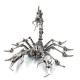 stainless steel scorpion spider elk horse pterosaur puzzle model kit with christmas packing