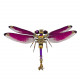 steampunk elegant dragonfly 3d mechanical insect diy assembly model (200+pcs)