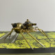 steampunk green spider metal craft model