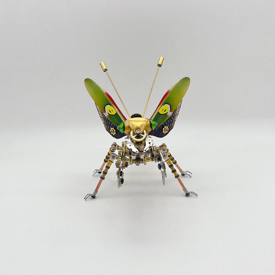 steampunk mechanical mantis 3d diy metal puzzle model kit assembly (300pcs+)