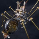 steampunk spider with antique watch western art metal model kits