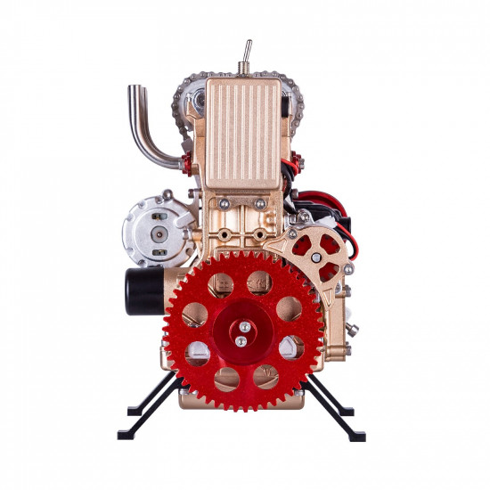teching 3d assembly adult 300+pcs car engine model toys mini inline 4 cylinders engine education