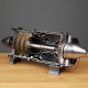 wp-85 diy build a plastic military turbojet engine model kits that works 3d printing